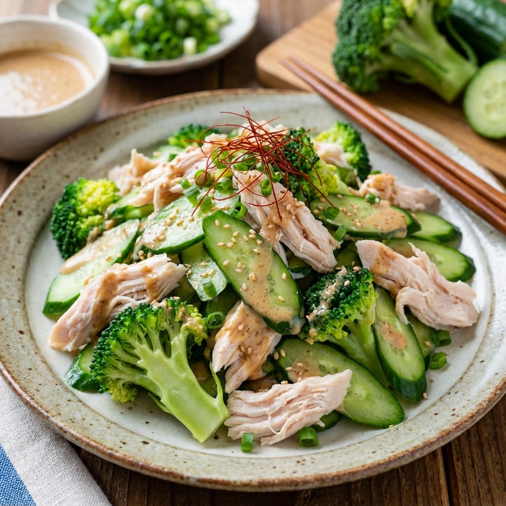 鶏とブロッコリーのサラダ